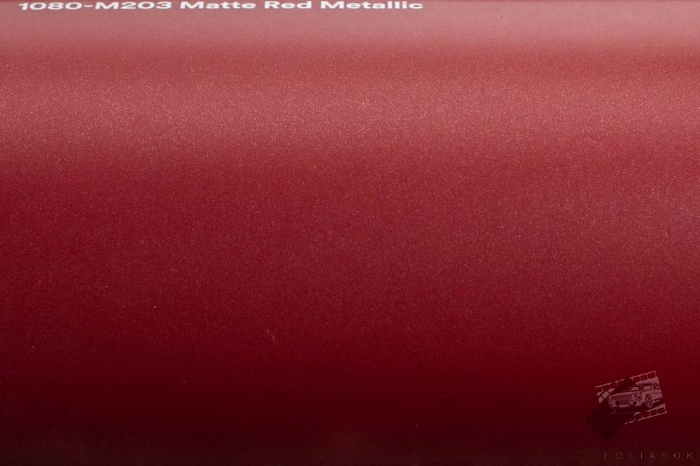 3M 1080-M203 Matte Red Metallic autófólia prezentációs árak 3M 1080-M203 Matte Red Metallic autófólia bemutató kép és ár