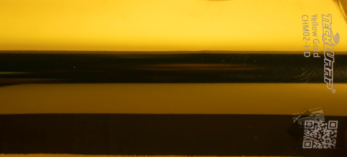 Teckwrap CHM02-HD Yellow Gold autófólia bemutató kép és ár